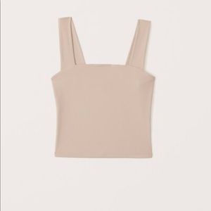Double-Layered Seamless Fabric Squareneck Tank